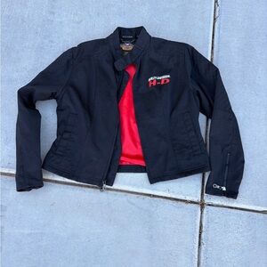 Women’s Harley-Davidson Black Jacket with Red Interior